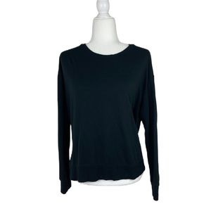 Splendid Long Sleeve Pullover Black Women’s Sweater size M